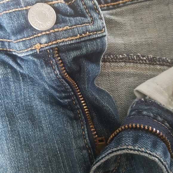 Gap denim jean mini shirt size 6 womens - Picture 4 of 5